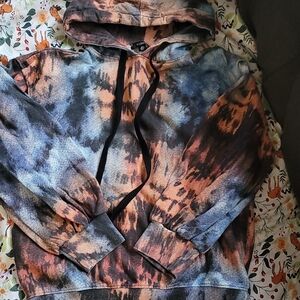 Multicolor Tie-Dye Hoodie